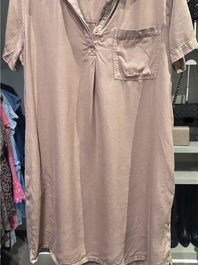 NWOT Gap Women's 100% Lyocell Tan/Camel Summer Dress - XL (POCKETS!)